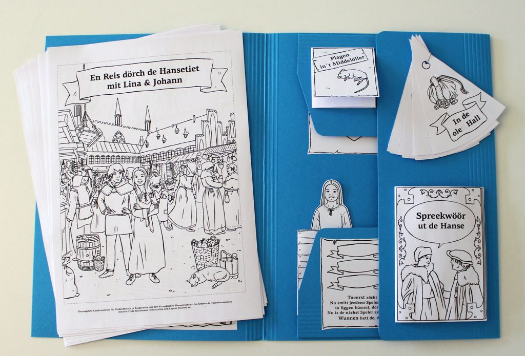Das Klappenbuch: »En Reis dörch de Hansetiet mit Lina & Johann«